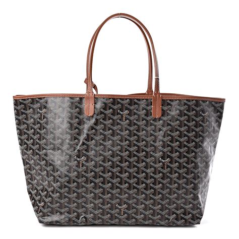 goyard goyardine saint louis pm black|st louis goyard bags.